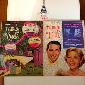 🆑🫧CLEARANCE!🏷️ Family Circle 1956 November & December Vintage Issues